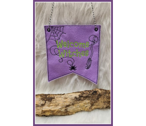 Stickdatei - Besen Doodle